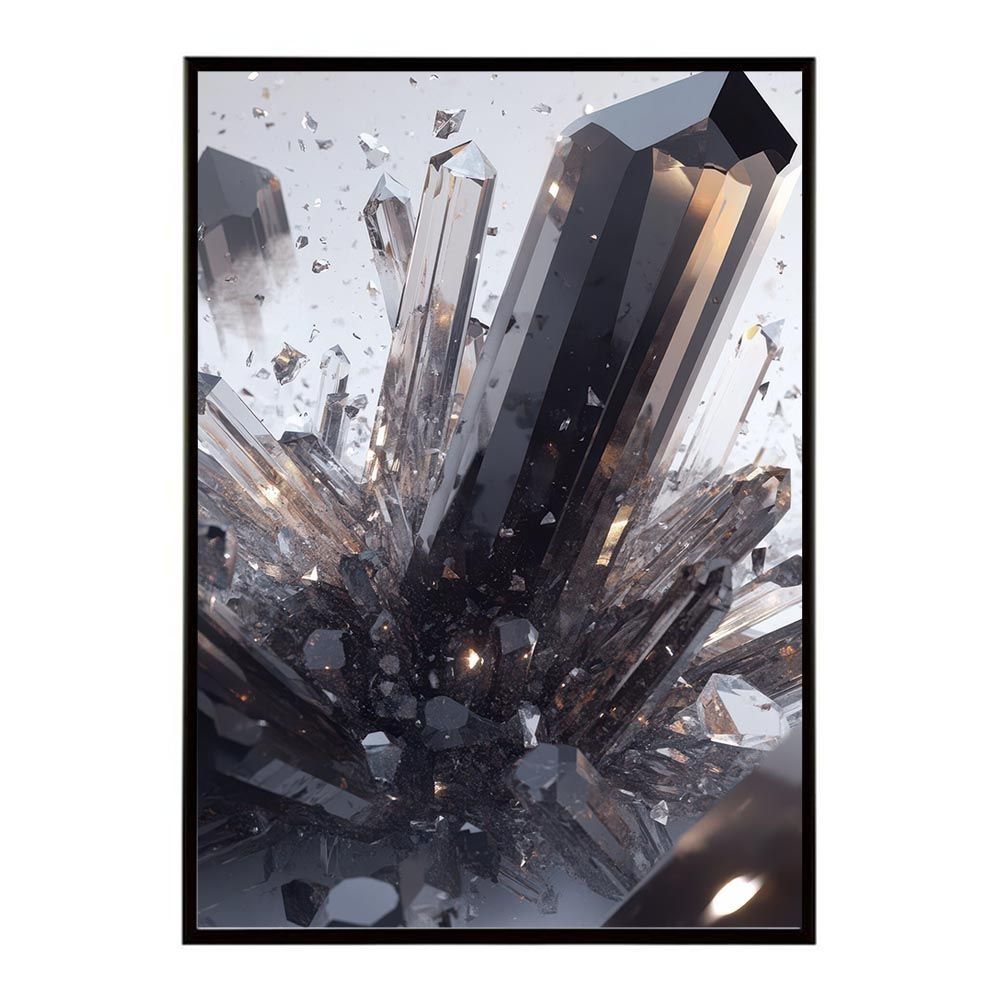 A 約84 x 119 cm lh-poster-10272 クラッシュストーン 宝石 ジュエル 天然石 クラック ポスター パワー ヒーリング 誕生石 風水 金運 ルース インテリア