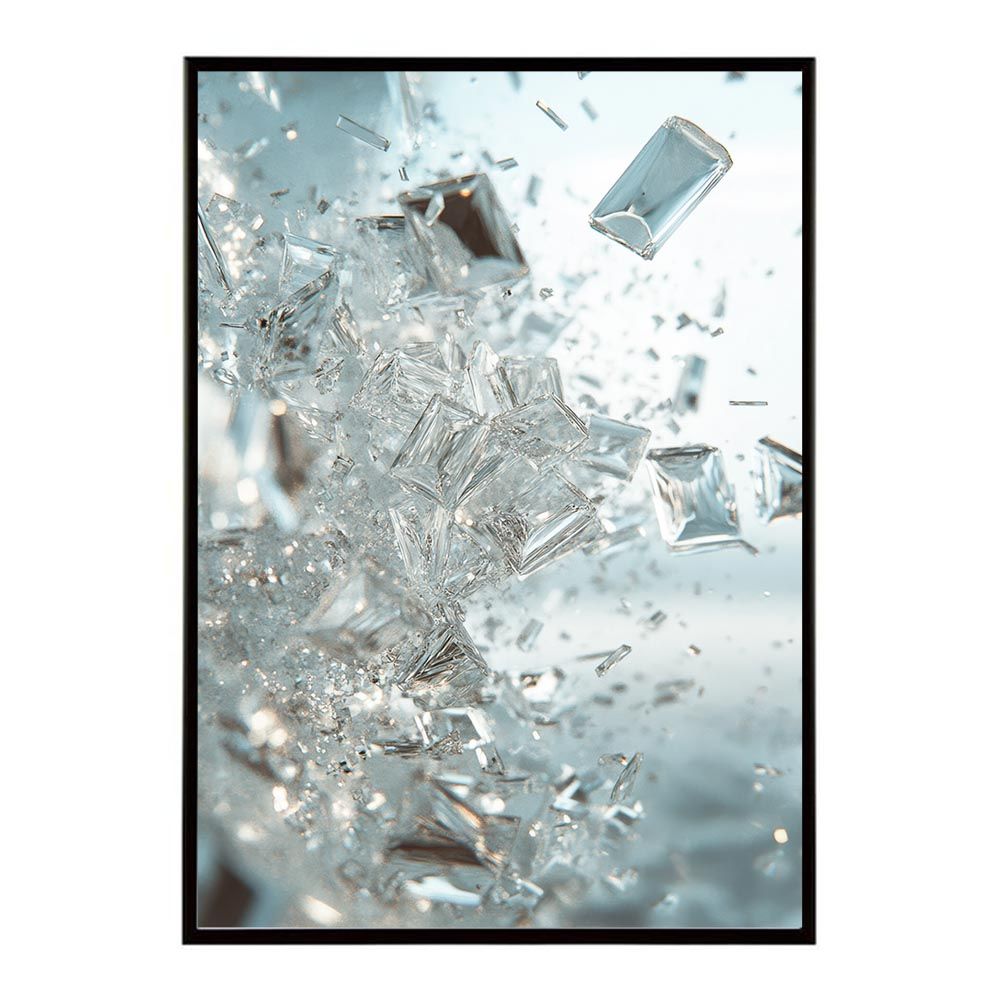 A 約59 x 84 cm lh-poster-10275 クラッシュストーン 宝石 ジュエル 天然石 クラック ポスター パワー ヒーリング 誕生石 風水 金運 ルース インテリア