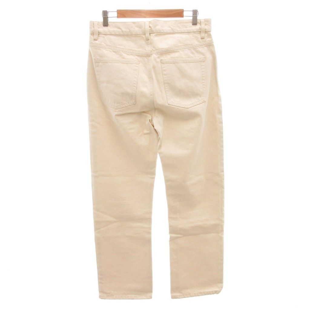 ザラ ZARA ORIGINS デニム パンツ ジーンズ ボタンフライ 40 白 