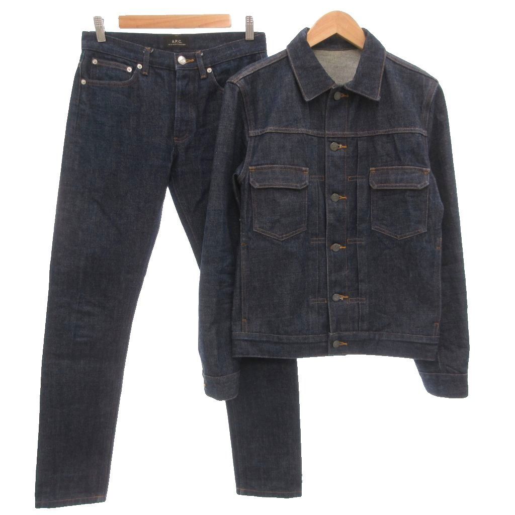 アーペーセー A.P.C. セットアップ 2ndタイプ デニム ジャケット 