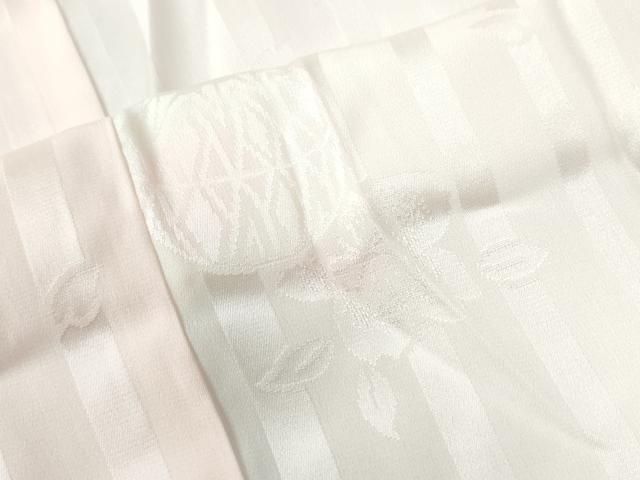  平和屋着物 振袖用長襦袢 縞 毬舞桜地紋 暈し染め 正絹 yc 長襦袢 長襦袢 半襦袢