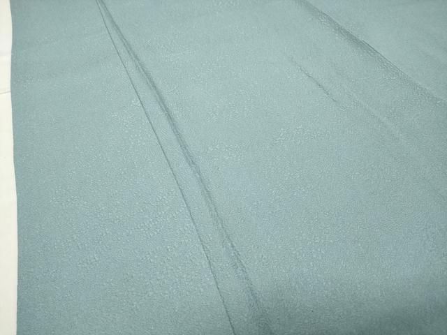 草花地紋 水浅葱色