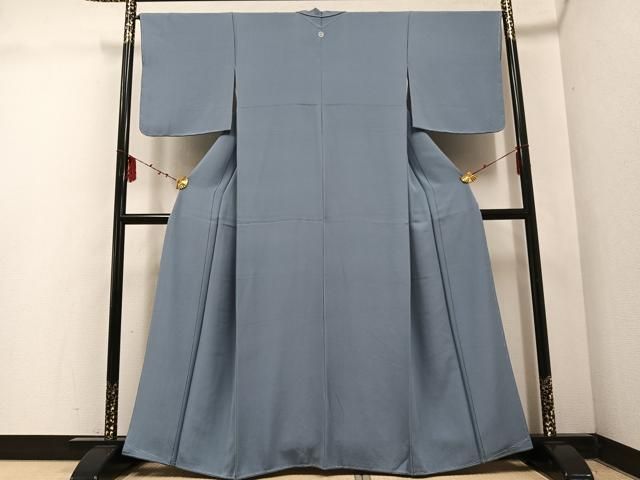 平和屋着物●上質な色無地 秘色色 正絹 ♥ ph