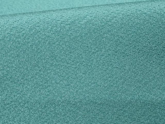  平和屋着物 上質な色無地 錆浅葱色 正絹 cs 色無地 着物