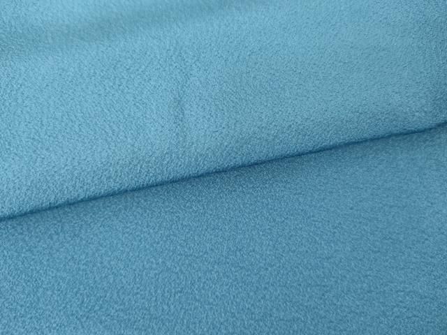 上質な色無地 薄群青色