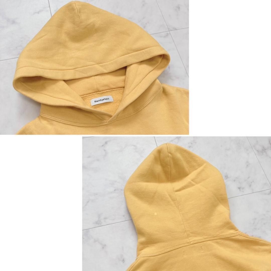 BLACK EYE PATCH 初期 プルオーバー パーカー イエローL - メルカリ