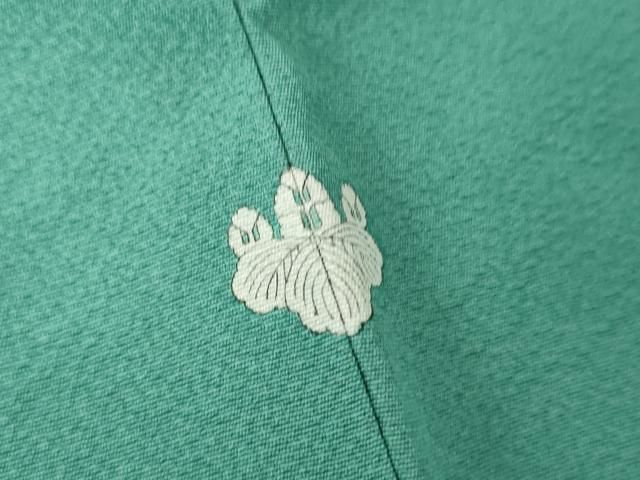 青緑色 丹後ちりめん