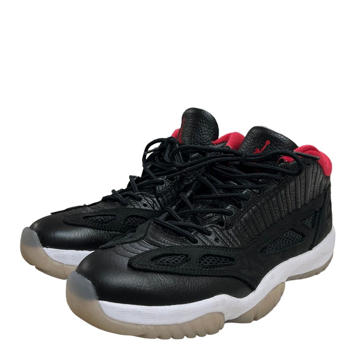 NIKE AIR JORDAN 11 RETRO LOW IE BLACK／TRUE RED-MULTI 8071000118677