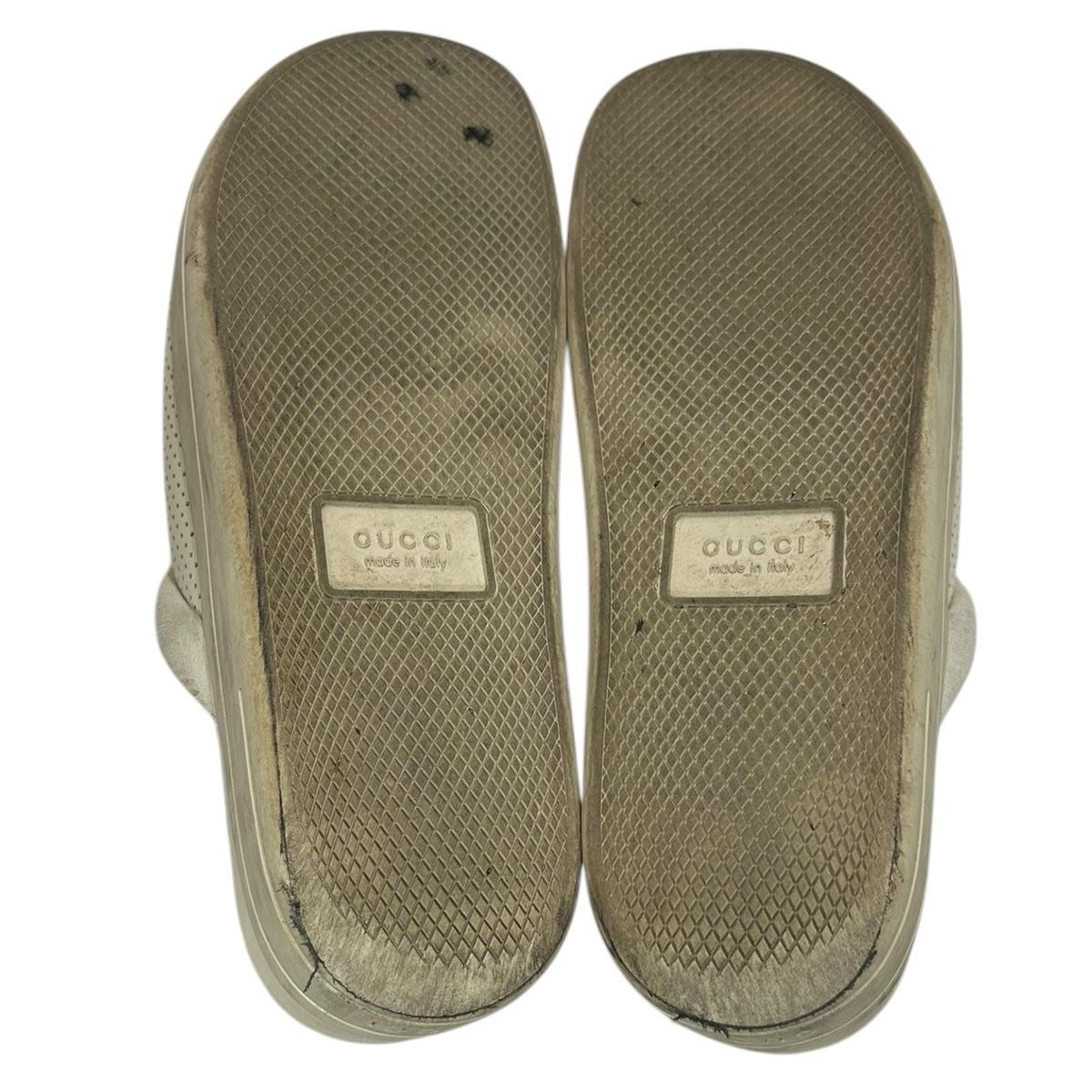 GUCCI ホールビッドグローブレザーサンダル 496873 8071000147288