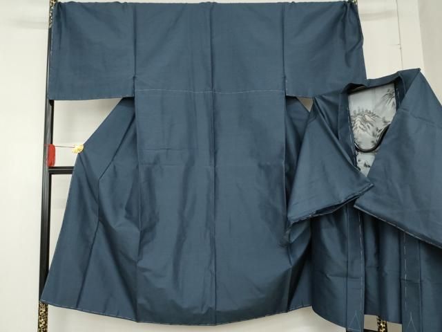 平和屋着物○男性 本場村山大島紬 アンサンブル 亀甲絣 キングサイズ