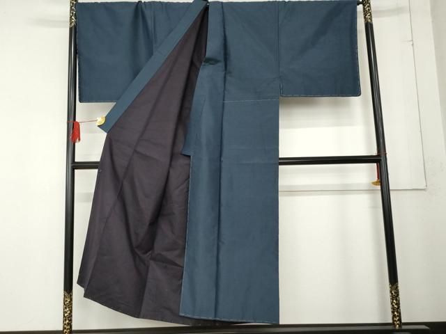 平和屋着物 男性 本場村山大島紬 アンサンブル 亀甲絣 キングサイズ 正絹 cs