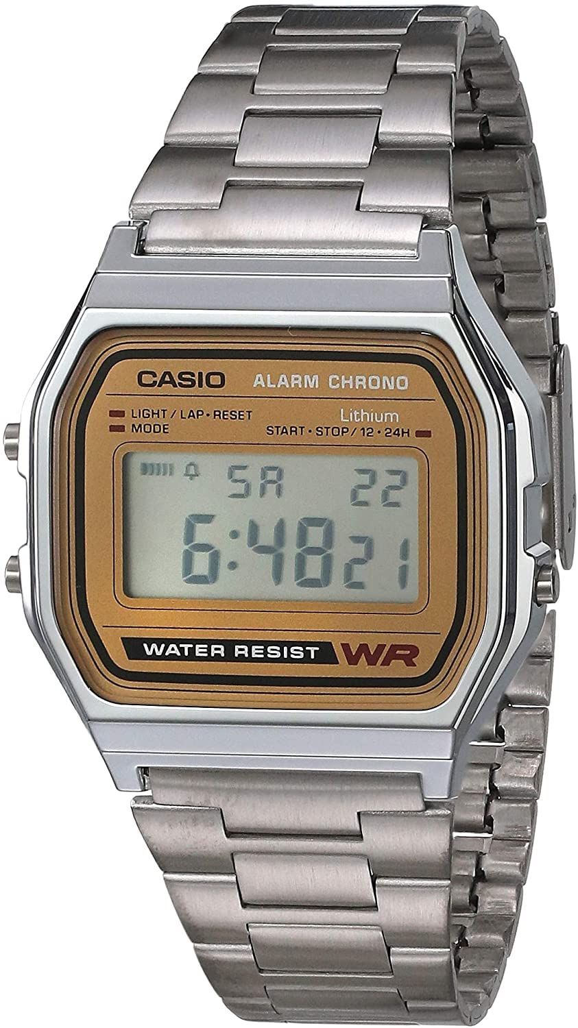 カシオ CASIO 腕時計 デジタル A 158 WEA 9 ゴールド メンズ 海外モデル 逆輸入品