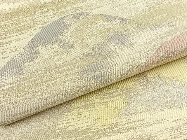 平和屋着物○西陣 川島織物 六通柄 本袋帯 遠山文 金銀糸 正絹 逸品