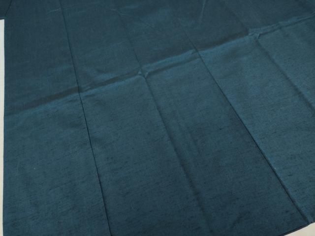 平和屋着物○男性 紬 アンサンブル 長襦袢(袷)セット 褐返し色 正絹