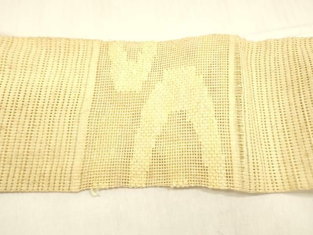 平和屋着物＊夏物 八寸名古屋帯 流水文 DABA0466cm