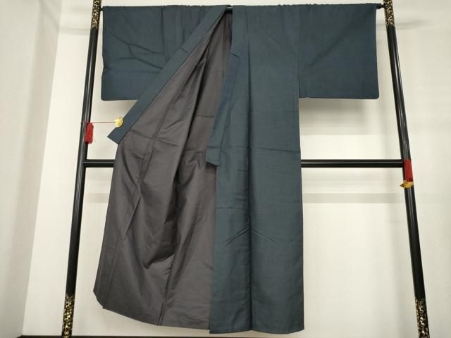 平和屋着物 男性 本場大島紬 アンサンブル 長襦袢 袷 セット 100亀甲 総詰め 正絹 ck