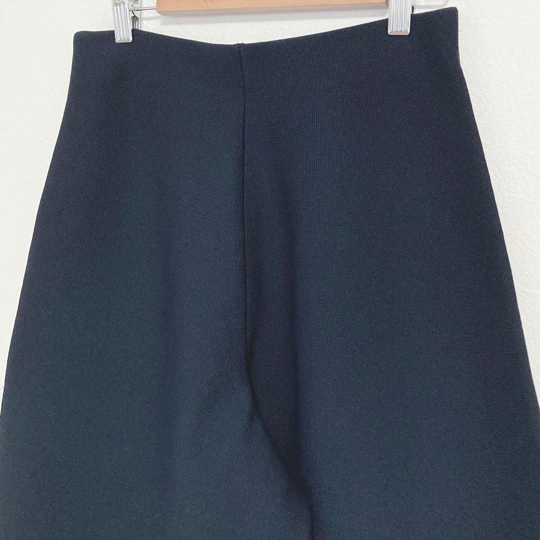 EPOCA 定価4.7万 ワイドフレアパンツ クロップド サイドジップ 人気 40 