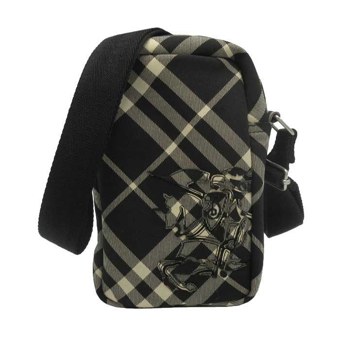 バーバリー フォンバッグ ショルダーバッグ チェック ミニショルダー 8097636 ブラック ベージュ メンズ レディース兼用