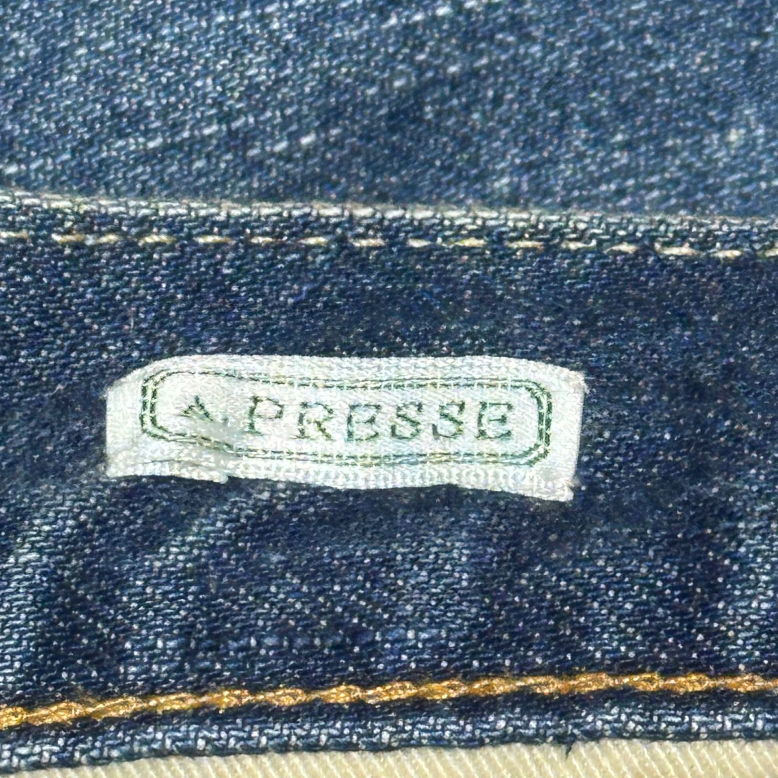 A.PRESSE(アプレッセ) 24SS Washed Denim Wide Pants ウォッシュ 加工 