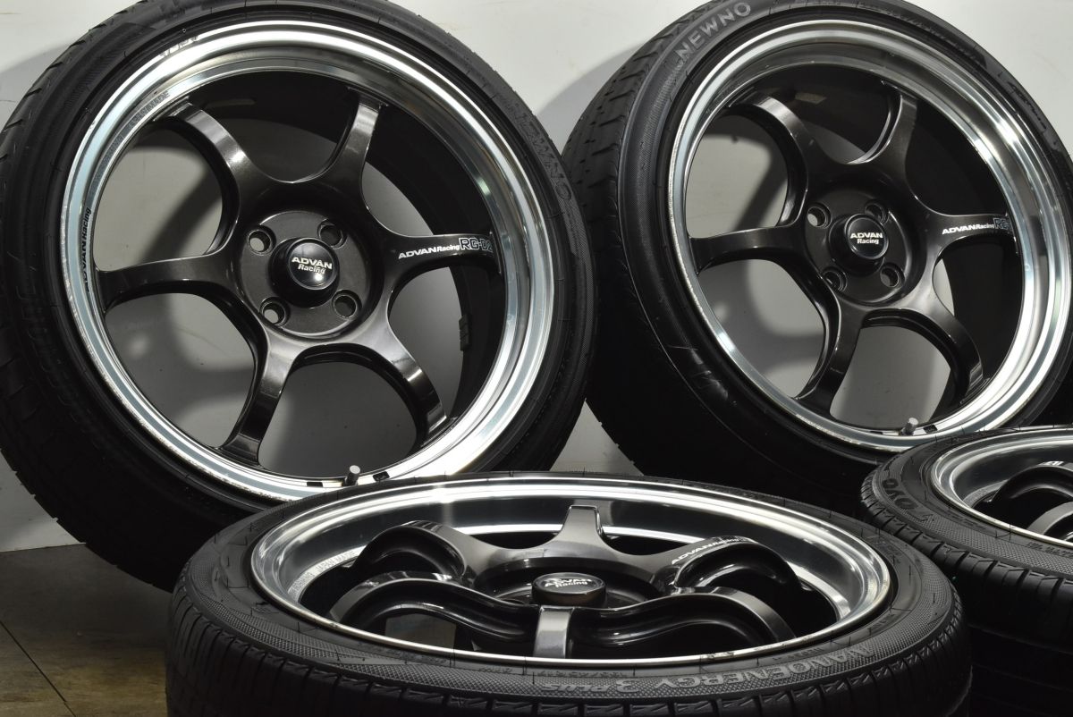 RG-D2 Racing Yokohama Advan Wheel 4x100 +35 ⁄ Semi Gloss Black 