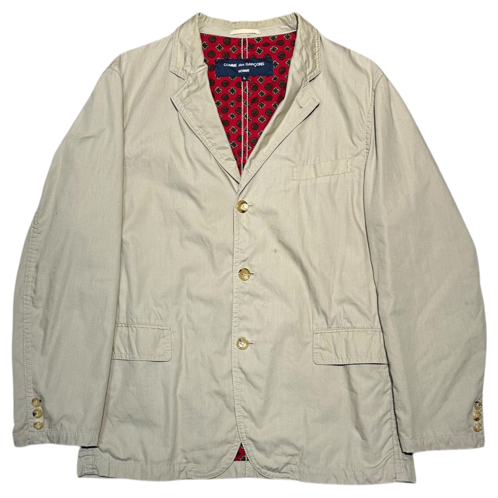 COMME des GARCONS HOMME(コムデギャルソンオム) 04SS Lined Paisley 