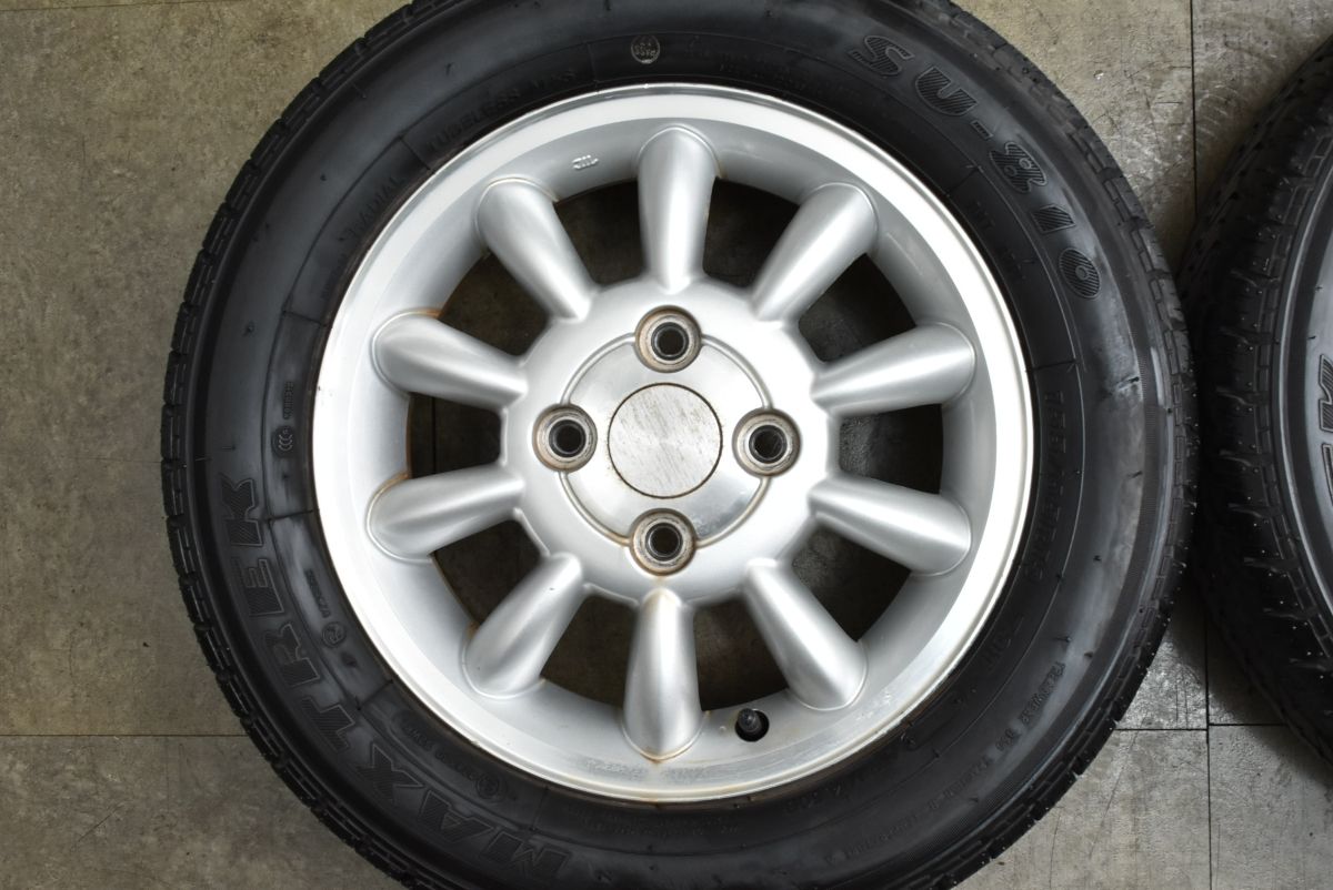  大 スズキ ラパン 13 in 4 00 B 45 PCD 100 マックストレック SU 810 155 65 R サマータイヤ アルト ワゴンR MRワゴン 流用 13インチ タイヤ ホイールセット