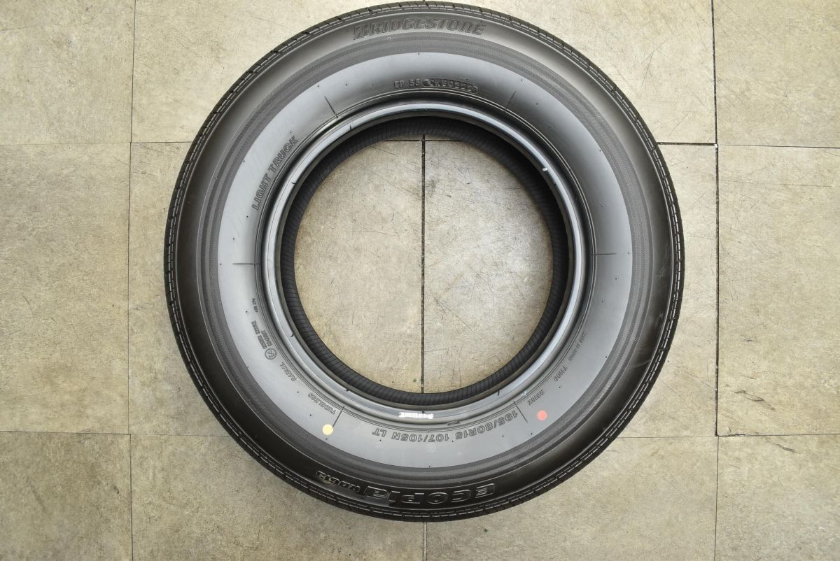  バリ溝 ブリヂストン エコピア RD 613 195 80 R 15 LT 4本セット ハイエース レジアスエース 交換用 ライトトラック規格 15インチ サマータイヤ ノーマルタイヤ