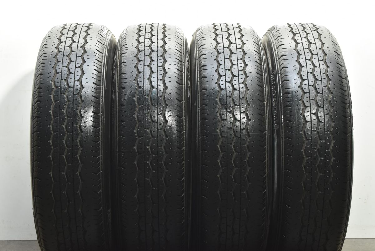 バリ溝 ブリヂストン エコピア RD 613 195 80 R 15 LT 4本セット ハイエース レジアスエース 交換用 ライトトラック規格