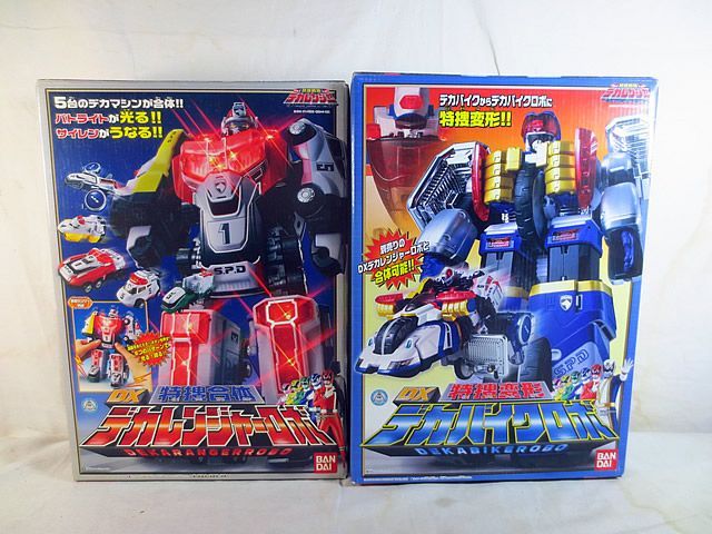 バンダイ 特捜戦隊デカレンジャー デカレンジャーロボ デカバイクロボ スーパーデカレンジャーロボ セット