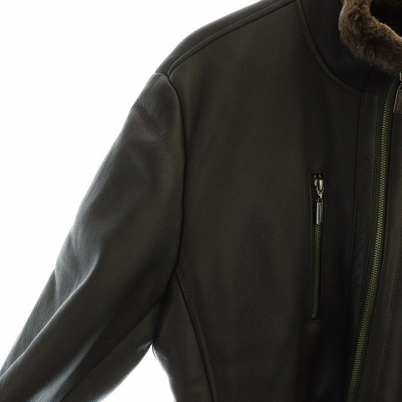 カステルバジャック CASTELBAJAC ムートンジャケット ジップアップ