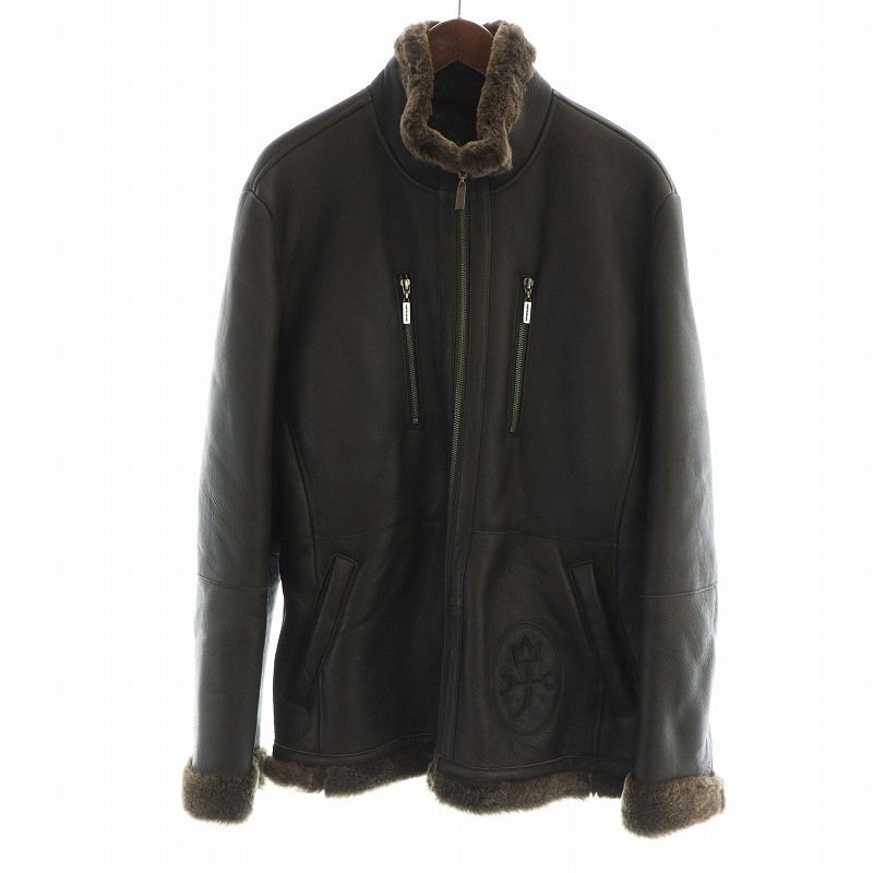カステルバジャック CASTELBAJAC ムートンジャケット ジップアップ