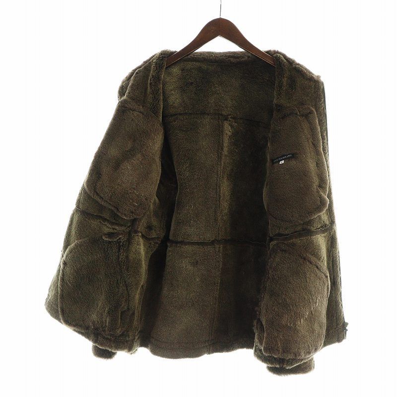 カステルバジャック CASTELBAJAC ムートンジャケット ジップアップ