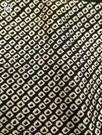 平和屋着物○豪華振袖 総絞り 熨斗花鳥文 黒地 金銀彩 正絹 逸品