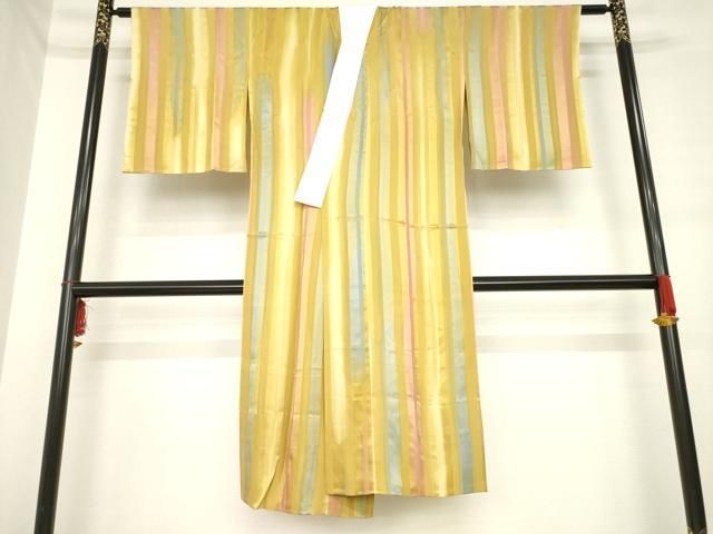 平和屋着物●長襦袢 無双仕立て 間道 正絹 ck