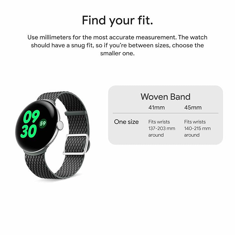 Google グーグル Pixel Watch 4 41 mm ウーブンバンド Indigo GA 10020-WW 0