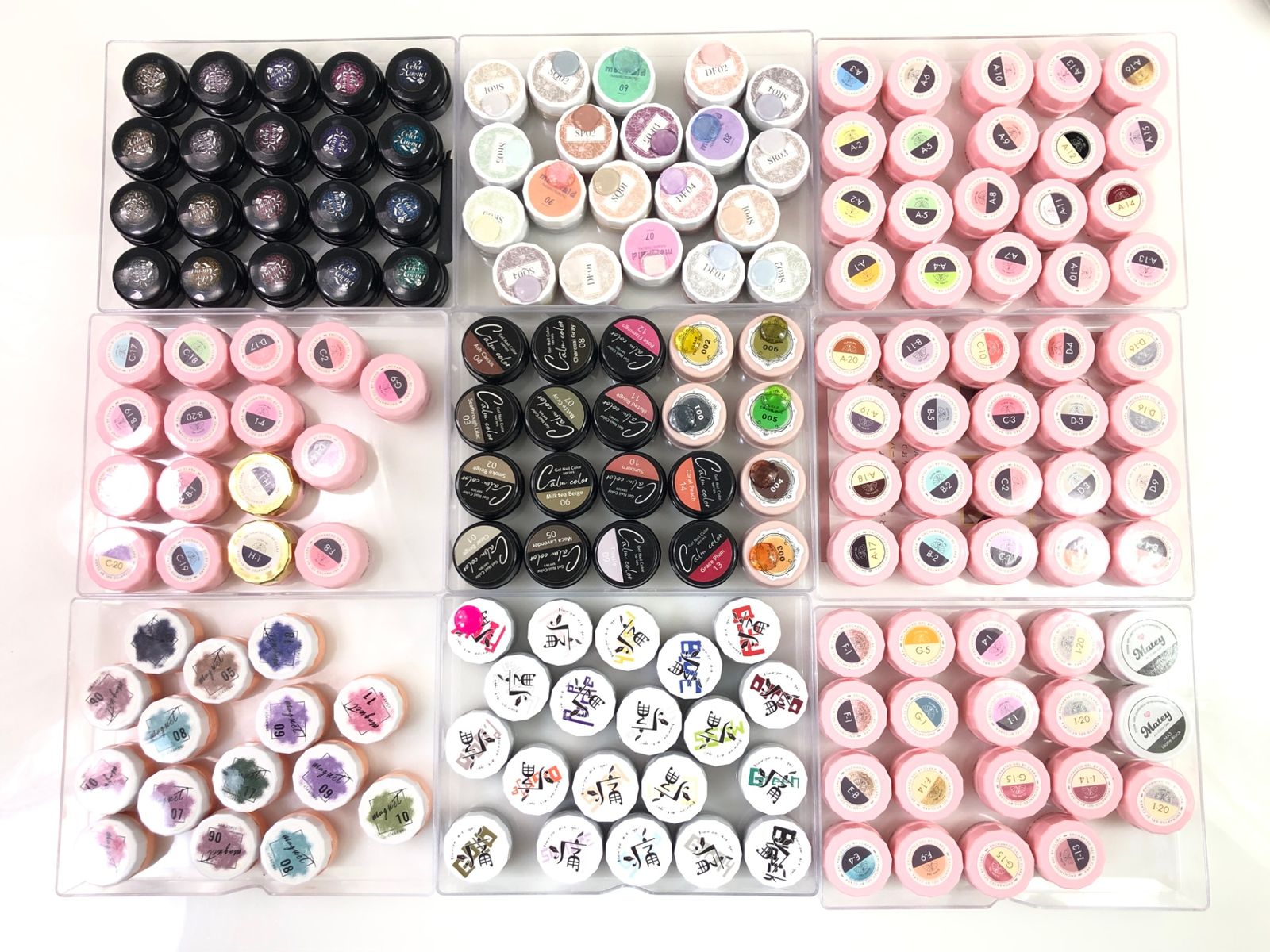 ジェルネイルセット 大量まとめ売り ♥品あり ラメ|キット|ネイルチップ|転写シート|カラージェル 匿名配送