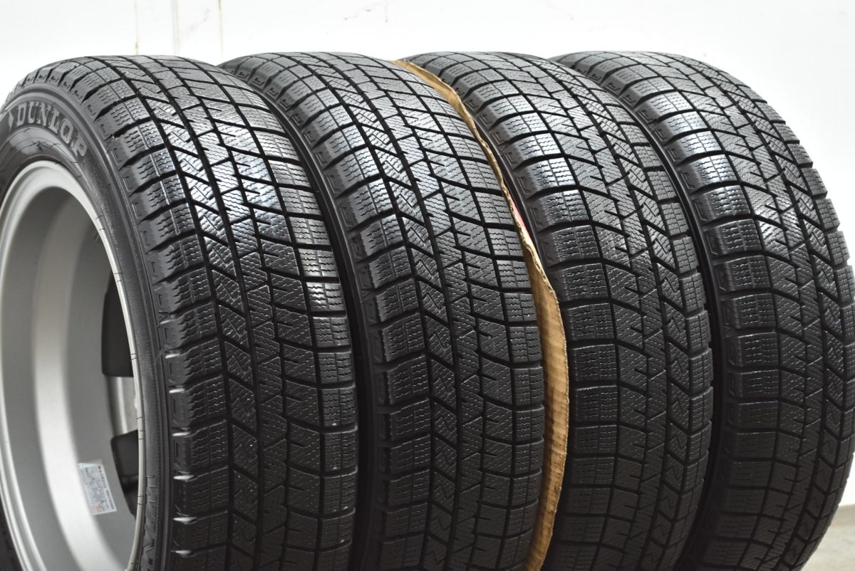  軽自動車サイズ PRD 14 in 4 5 J 45 PCD 100 ダンロップ ウィンターマックス WM 03 155 65 R ワゴンR アルト タント ムーヴ スペーシア 14インチ タイヤ ホイールセット