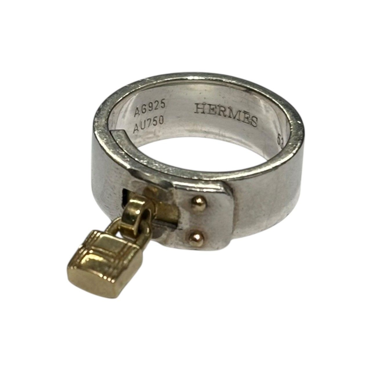 HERMES(エルメス) Silver & Gold Kelly Ring シルバー ゴールド コンビ