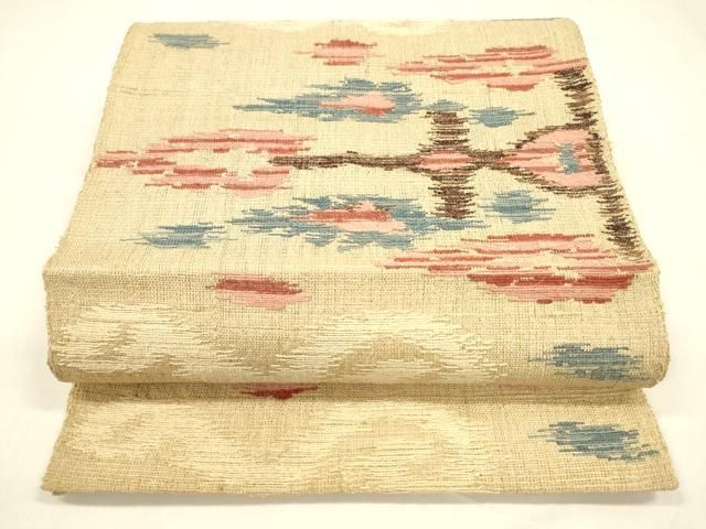 平和屋着物＊夏物 八寸名古屋帯 抽象文様 DABA0502cm