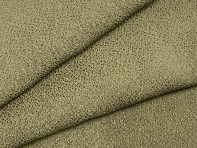 平和屋着物 上質な色無地 海松色 正絹 fy