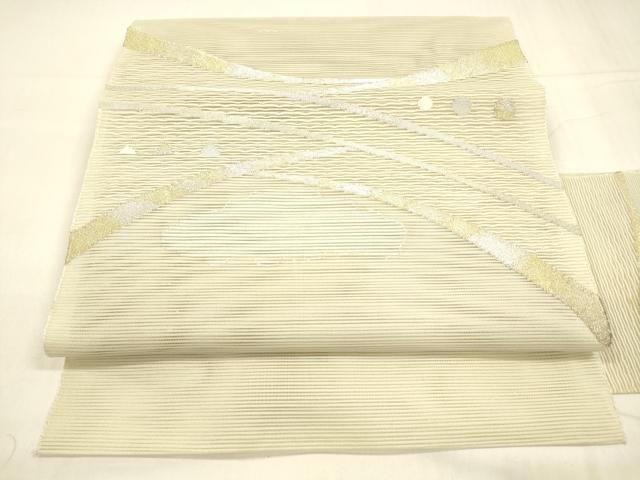 平和屋着物○八寸名古屋帯 荒磯 暁鼠色 DAAZ2284op 平和屋着物