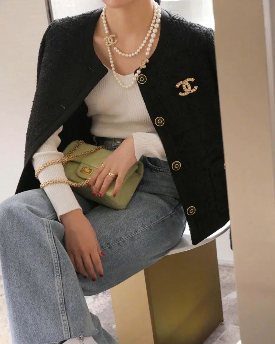 LEREVE 르레브 ヌワール ツイード ジャケット 36 66