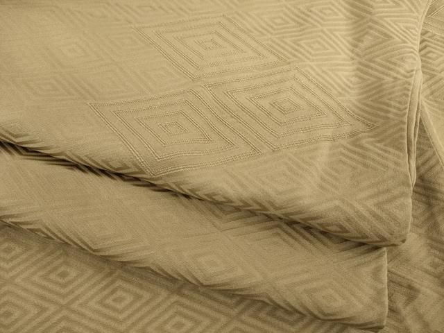 平和屋着物●上質な色無地 菱繋ぎ地紋 空五倍子色 正絹 ck