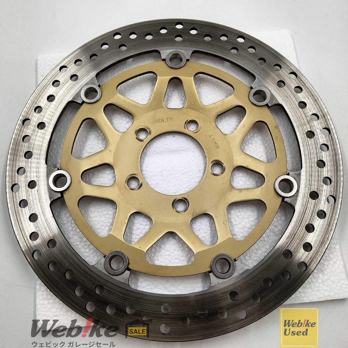 カワサキ純正パーツ ZX-9R ディスク FR ゴールド+シルバー 左右 41080