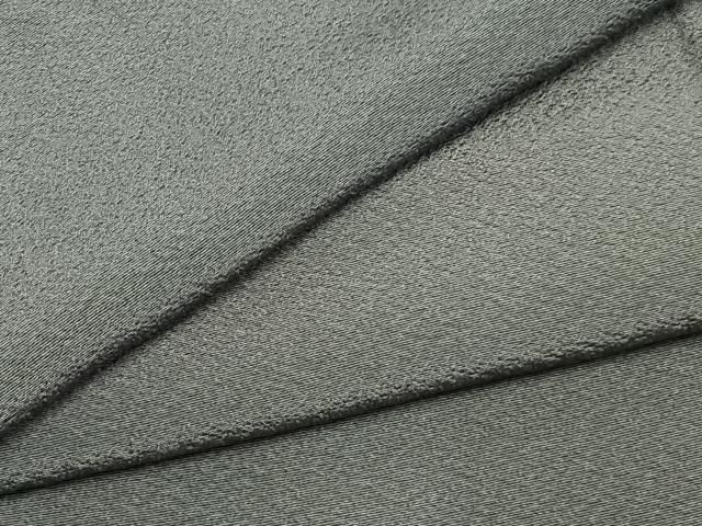 平和屋着物 上質な色無地 紫鼠色 正絹 fy