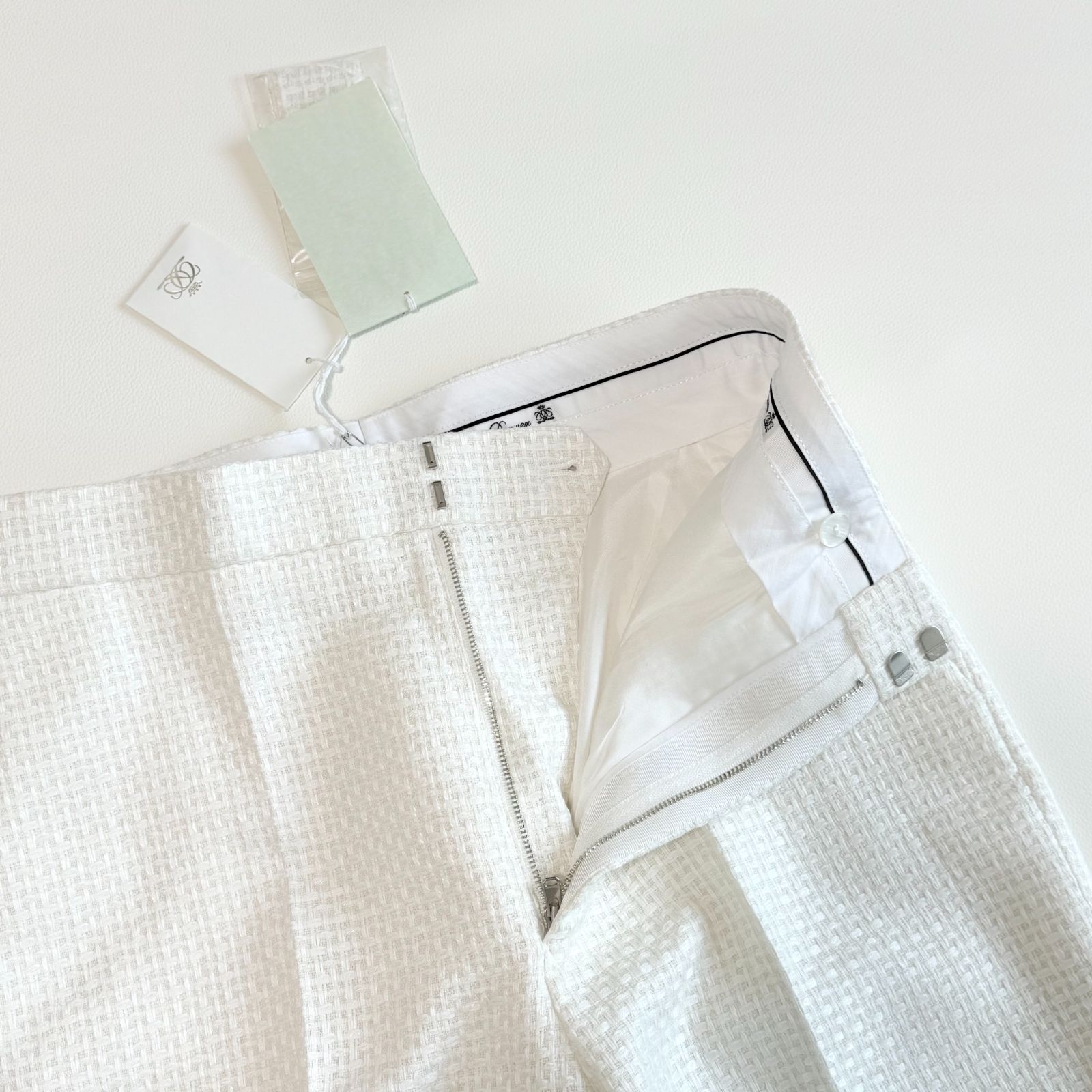 ホワイト シルク混