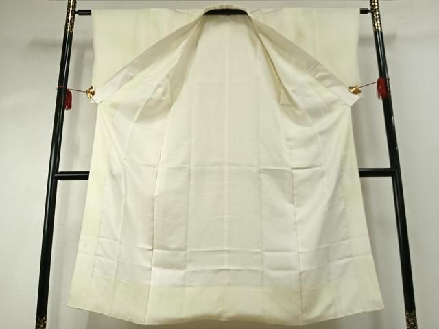 平和屋着物●長襦袢 袷 草花文 暈し染め 正絹 fy