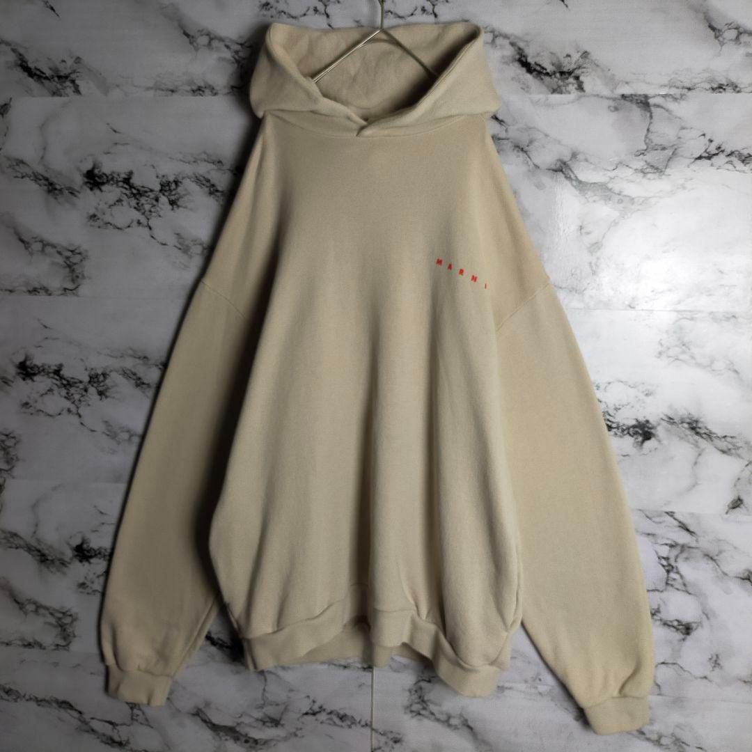 希少】MARNI マルニ パーカー 50(XL相当) ベージュ 花柄 フラワー