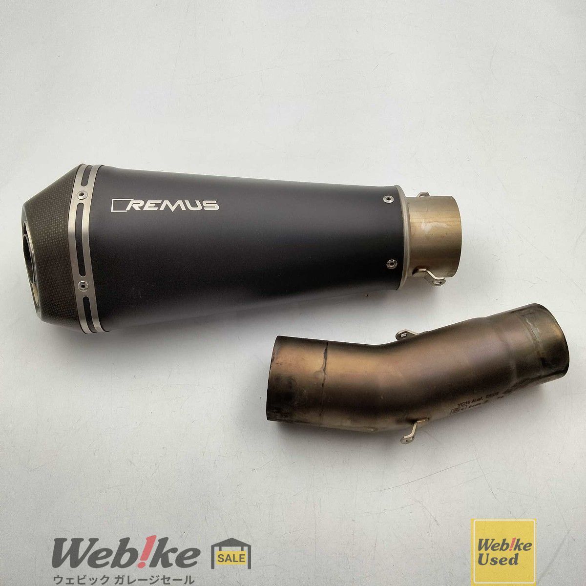 REMUS モンスター1200 ハイパーコーンブラックカット スリップオンマフラー