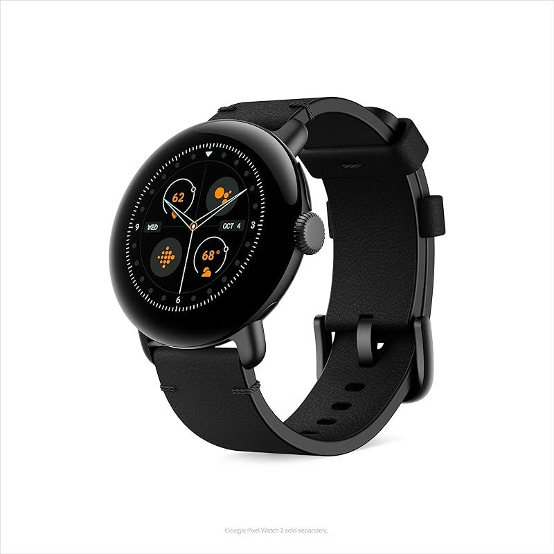 Google Pixel Watch Band クラフトレザー バンド Obsidian L サイズ GA 03292-WW